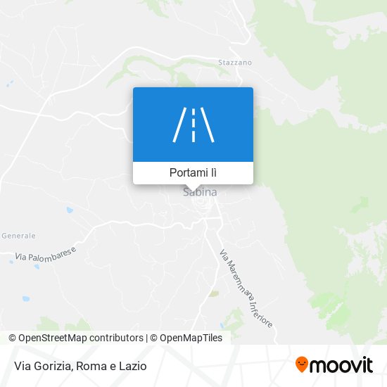 Mappa Via Gorizia