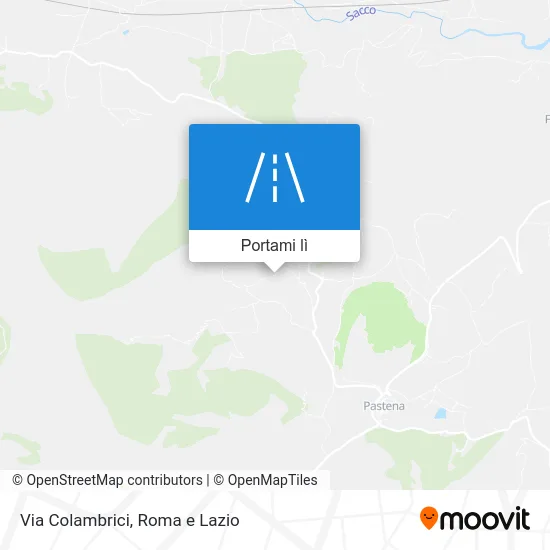 Mappa Via Colambrici