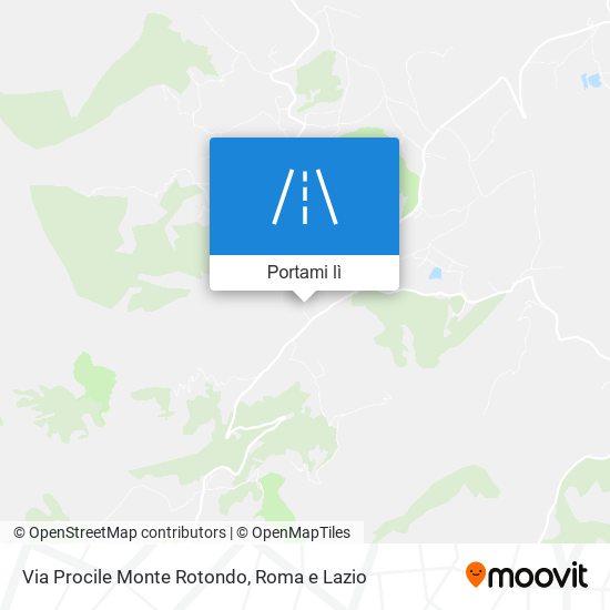 Mappa Via Procile Monte Rotondo