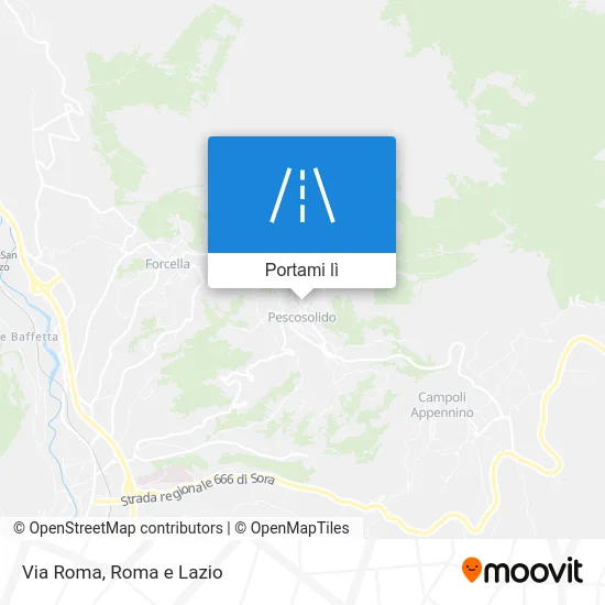 Mappa Via Roma