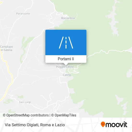 Mappa Via Settimo Olgiati