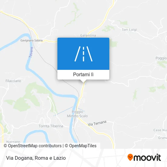 Mappa Via Dogana