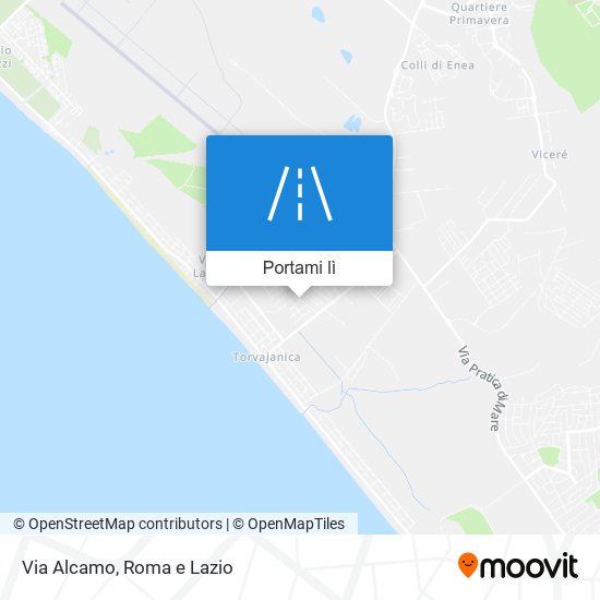 Mappa Via Alcamo