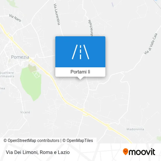 Mappa Via Dei Limoni