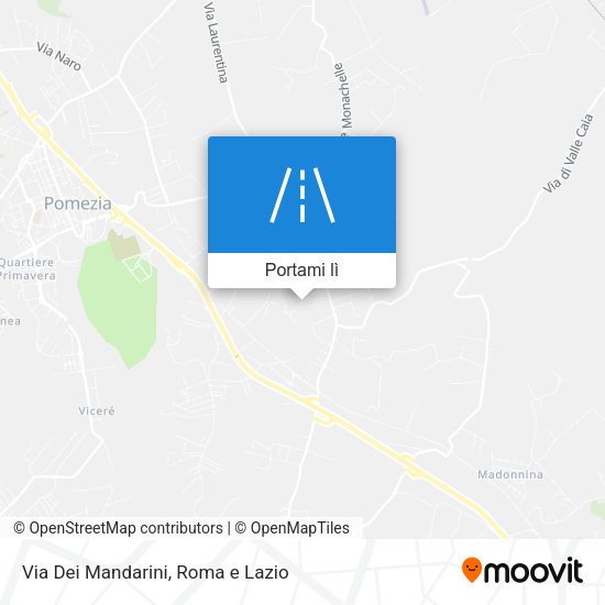 Mappa Via Dei Mandarini