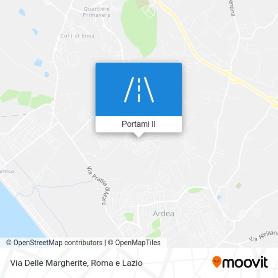 Mappa Via Delle Margherite