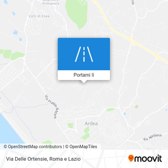 Mappa Via Delle Ortensie
