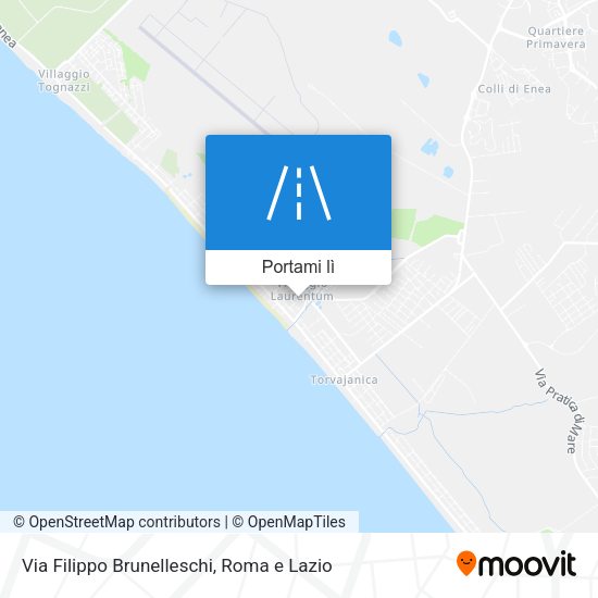 Mappa Via Filippo Brunelleschi