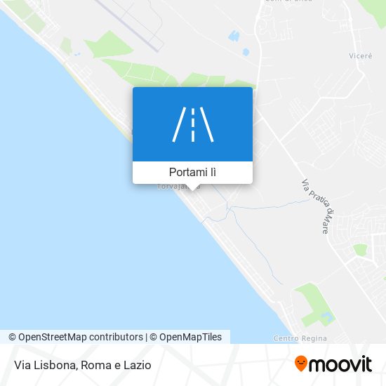 Mappa Via Lisbona