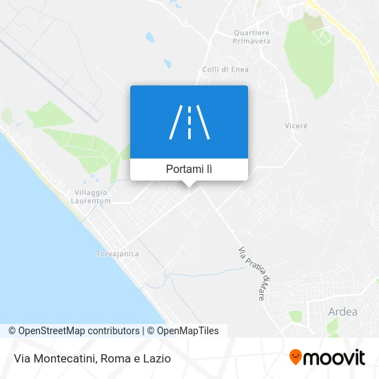 Mappa Via Montecatini