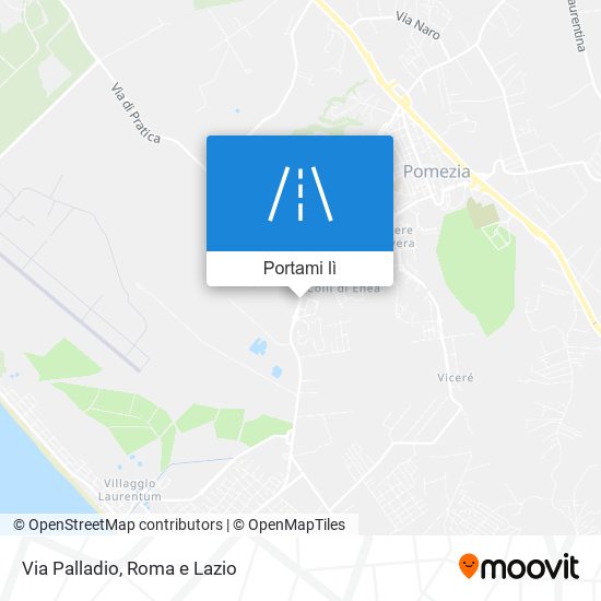 Mappa Via Palladio