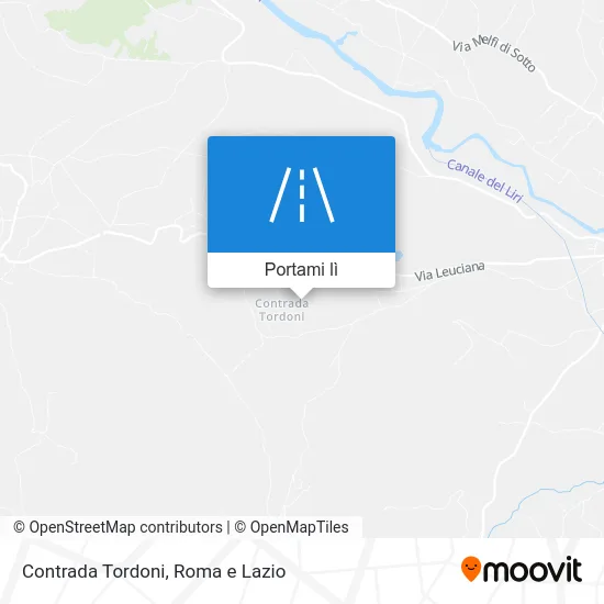 Mappa Contrada Tordoni