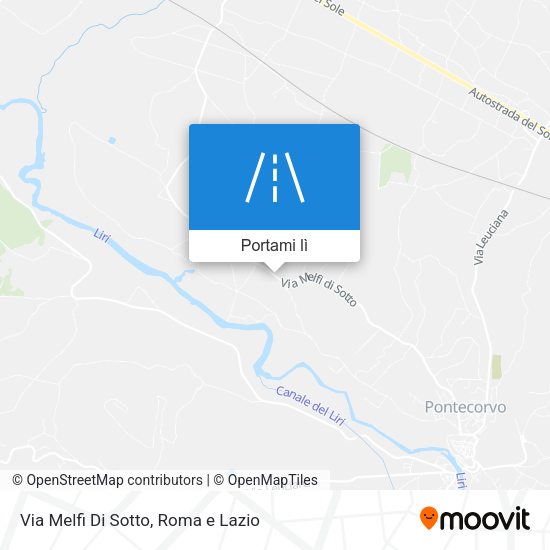 Mappa Via Melfi Di Sotto