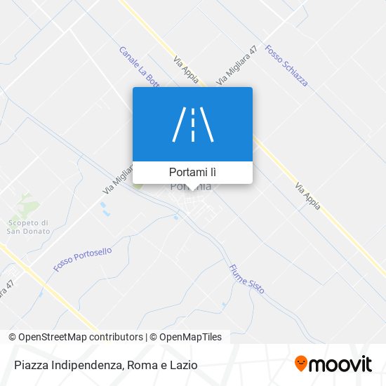 Mappa Piazza Indipendenza