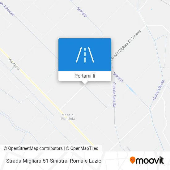 Mappa Strada Migliara 51 Sinistra