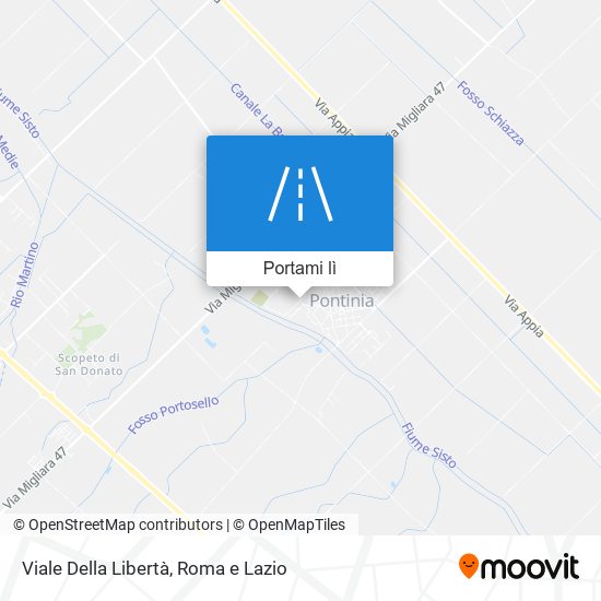 Mappa Viale Della Libertà