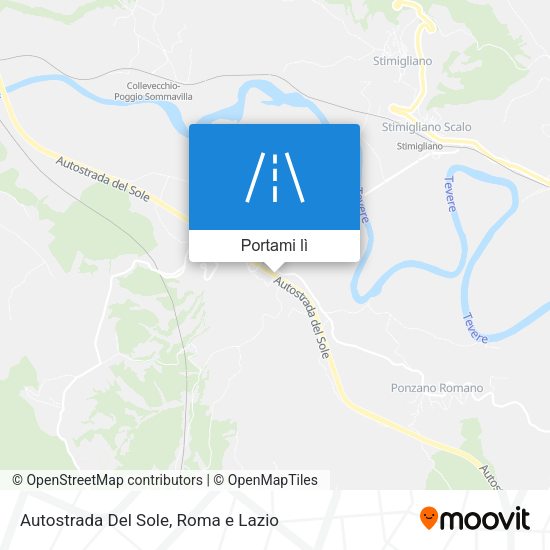 Mappa Autostrada Del Sole