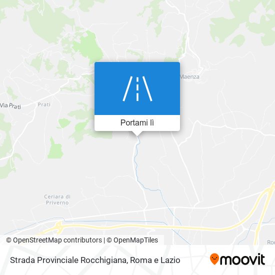 Mappa Strada Provinciale Rocchigiana