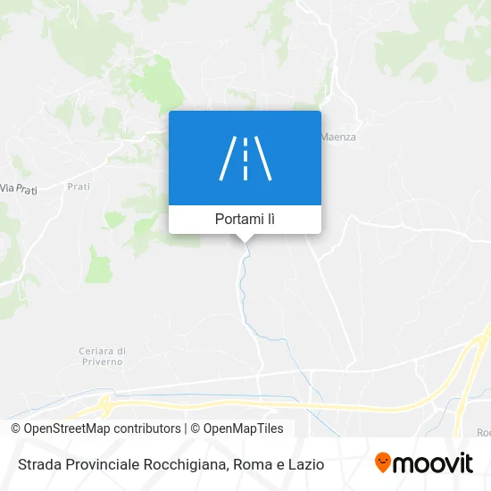 Mappa Strada Provinciale Rocchigiana