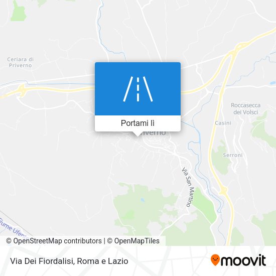 Mappa Via Dei Fiordalisi