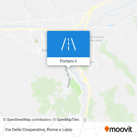 Mappa Via Delle Cooperative