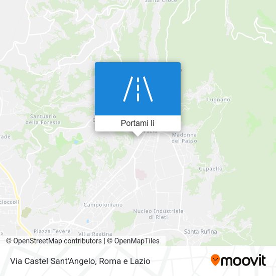 Mappa Via Castel Sant'Angelo