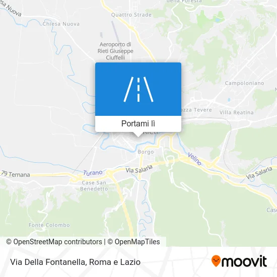 Mappa Via Della Fontanella
