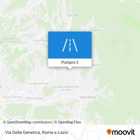 Mappa Via Della Genetica