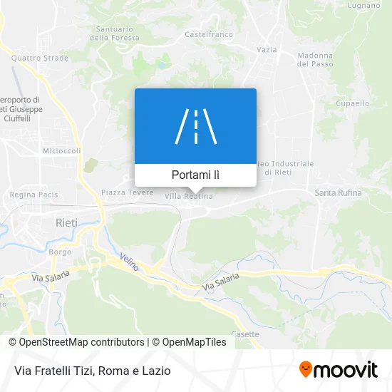 Mappa Via Fratelli Tizi