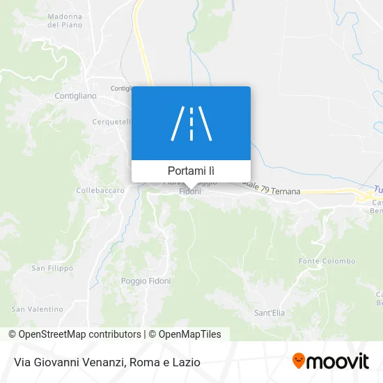 Mappa Via Giovanni Venanzi