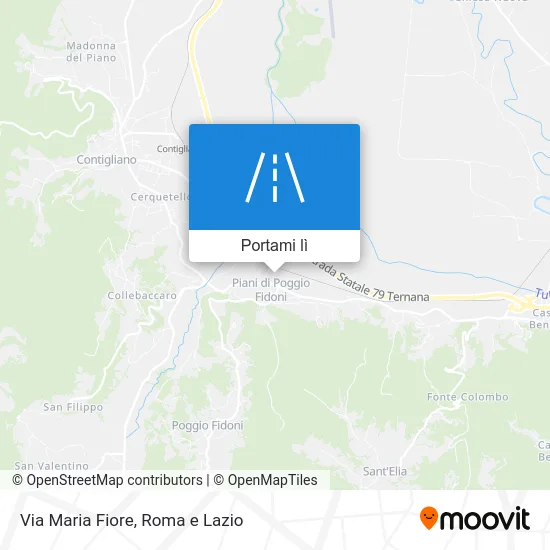 Mappa Via Maria Fiore