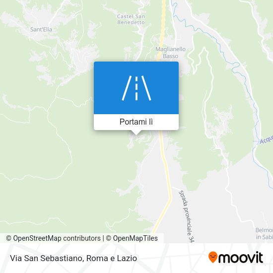 Mappa Via San Sebastiano