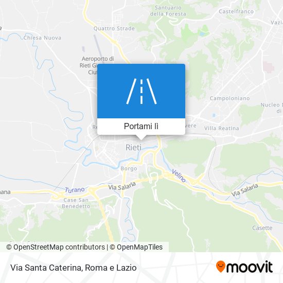 Mappa Via Santa Caterina