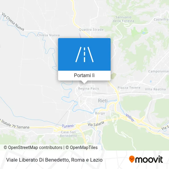 Mappa Viale Liberato Di Benedetto