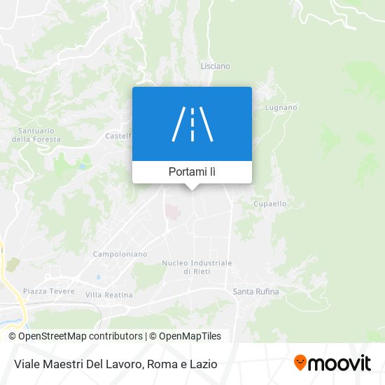 Mappa Viale Maestri Del Lavoro