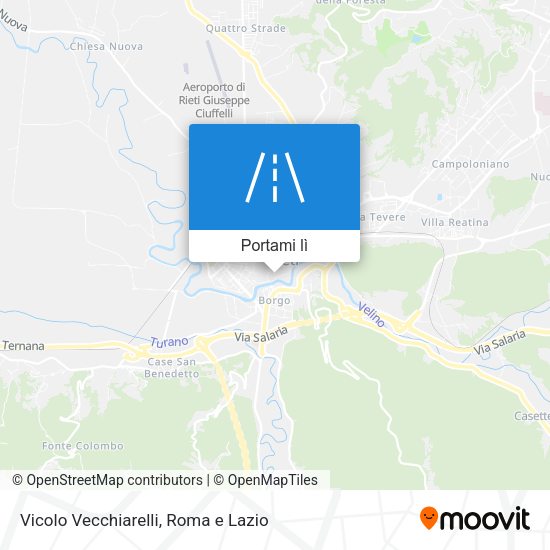Mappa Vicolo Vecchiarelli