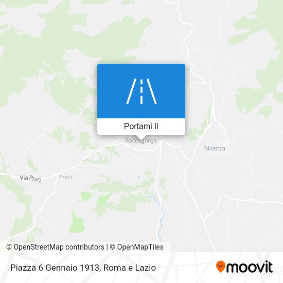 Mappa Piazza 6 Gennaio 1913