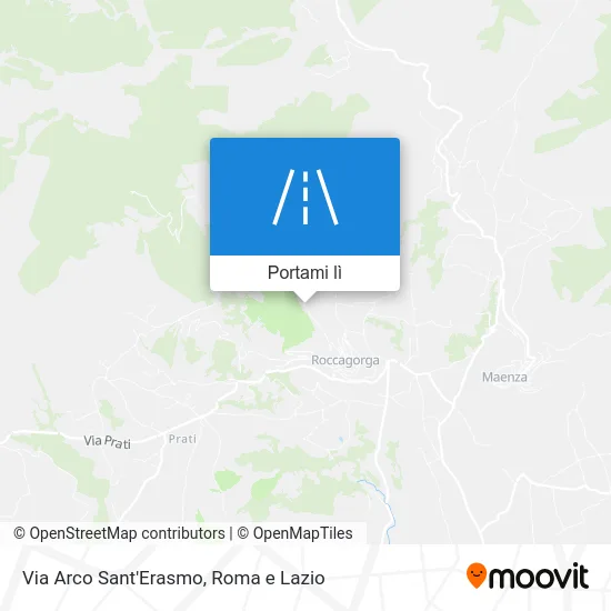 Mappa Via Arco Sant'Erasmo