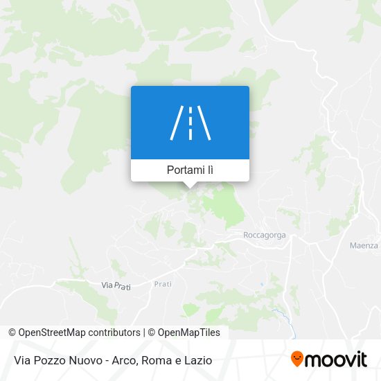 Mappa Via Pozzo Nuovo - Arco