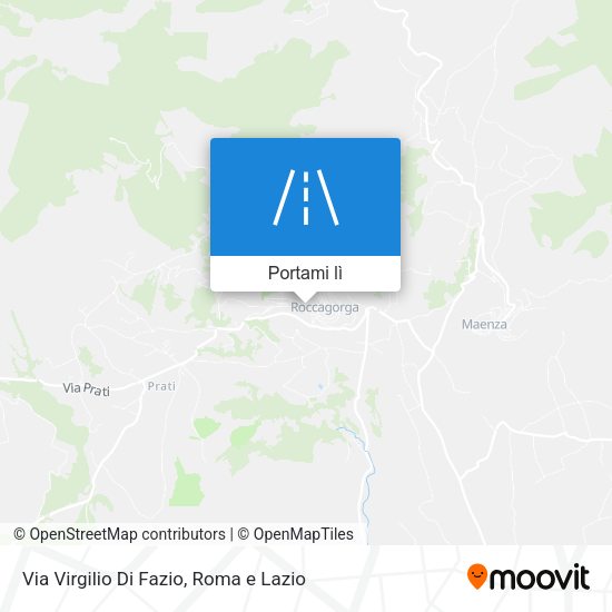 Mappa Via Virgilio Di Fazio
