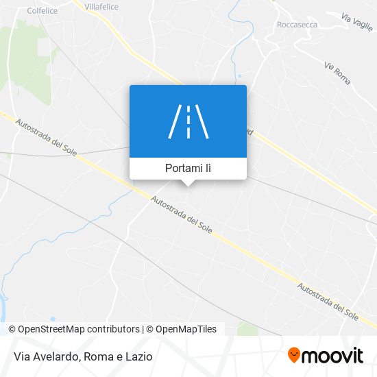 Mappa Via Avelardo