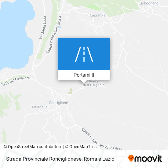 Mappa Strada Provinciale Ronciglionese