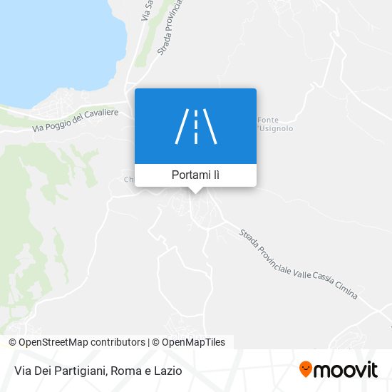Mappa Via Dei Partigiani
