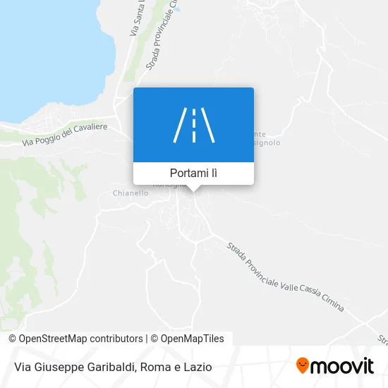 Mappa Via Giuseppe Garibaldi