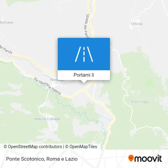 Mappa Ponte Scotonico