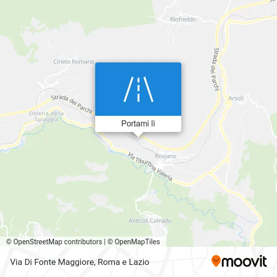 Mappa Via Di Fonte Maggiore