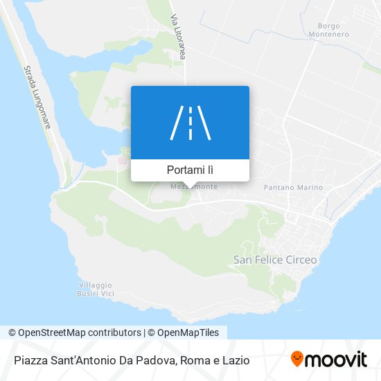 Mappa Piazza Sant'Antonio Da Padova