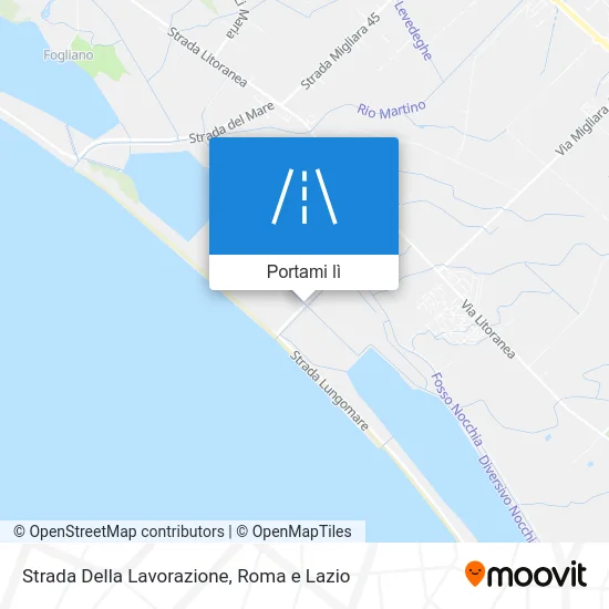 Mappa Strada Della Lavorazione