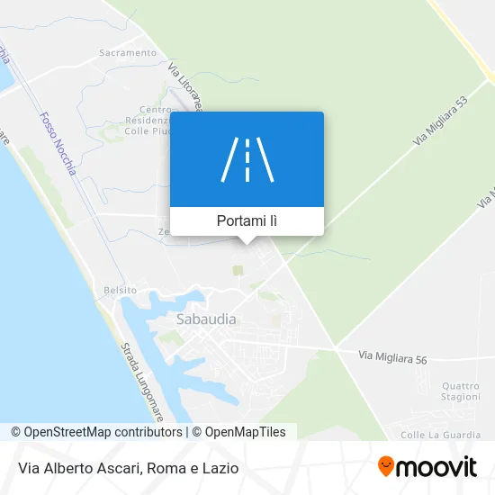 Mappa Via Alberto Ascari