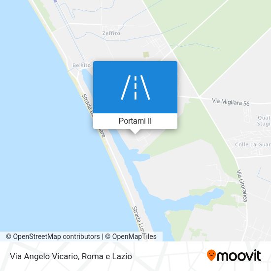 Mappa Via Angelo Vicario